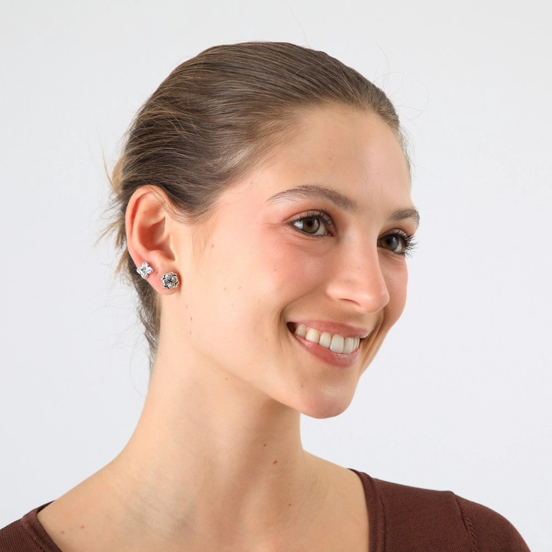 SET DE AROS ISLA PLATEADO TATIENNE - 3