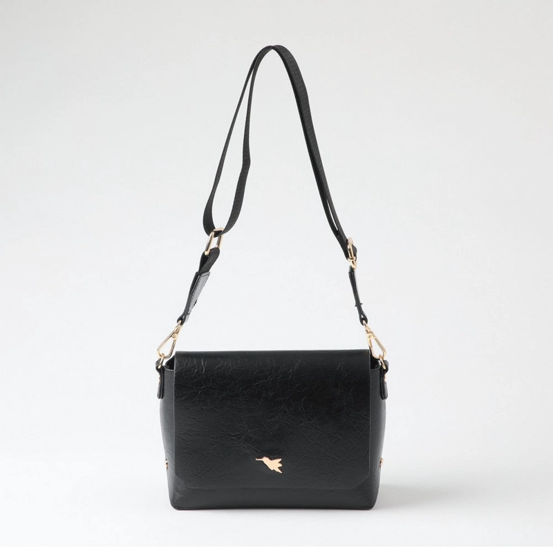 CARTERA CRUZADA AMUR NEGRO TATIENNE - 1