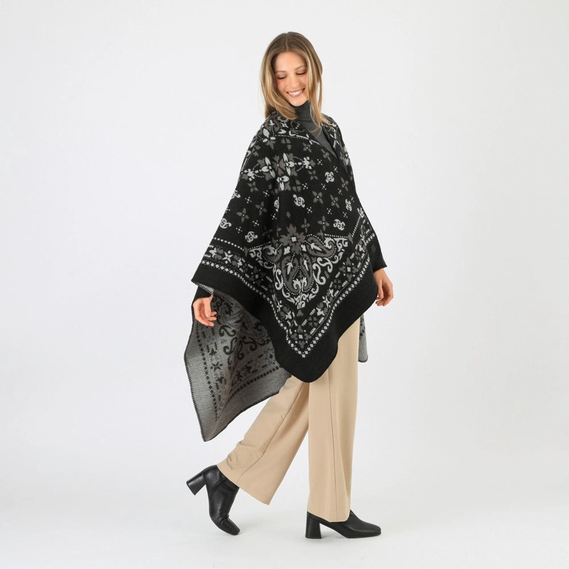 PONCHO SVEN BLACK TATIENNE - 2