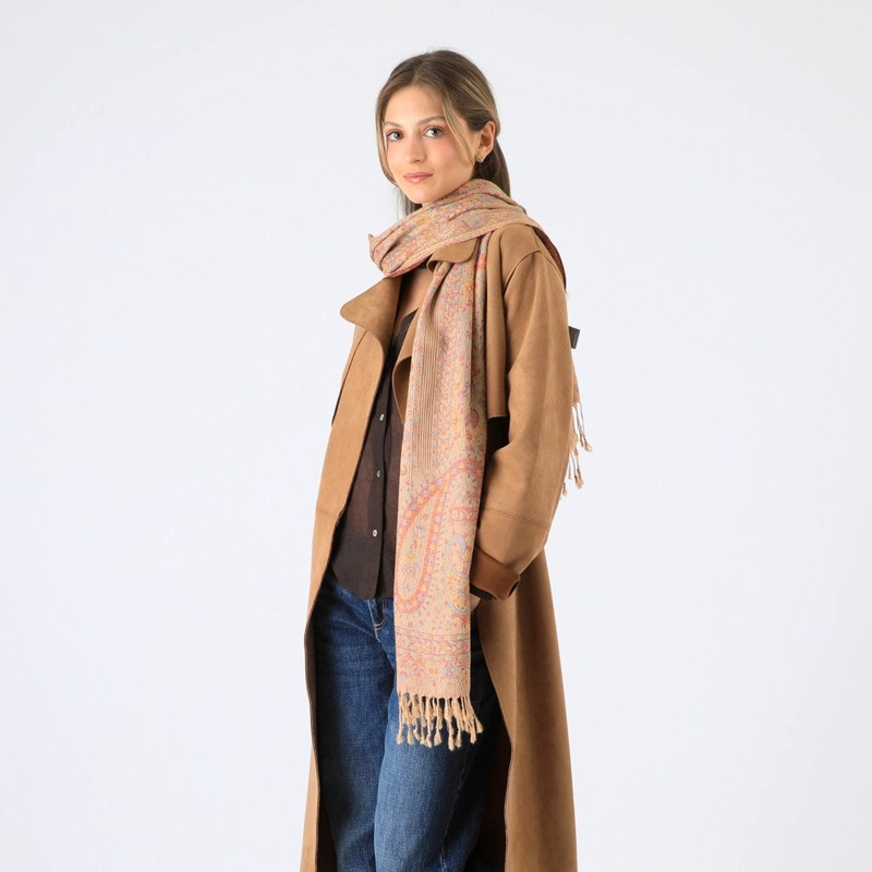 PAÑUELO JACQUARD KARLA BEIGE TATIENNE - 2