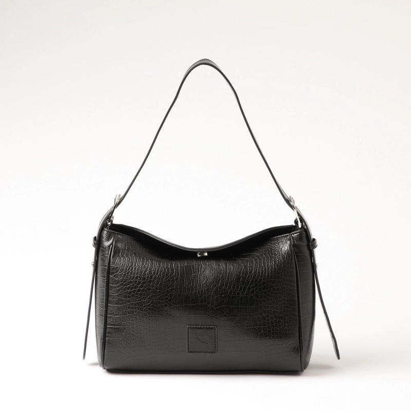 CARTERA BANDOLERA MALVA NEGRO TATIENNE - 1