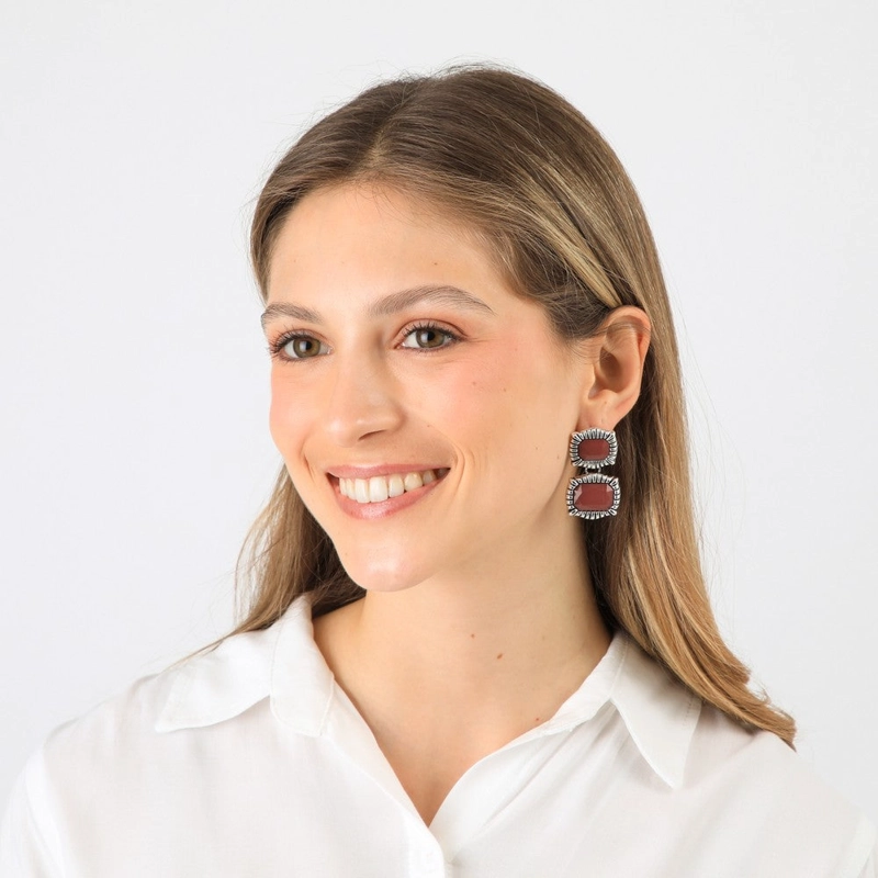 AROS MEDIANOS DILA PLATEADO TATIENNE - 2