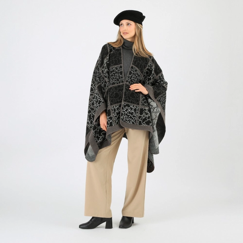 PONCHO YVES BLACK TATIENNE - 1