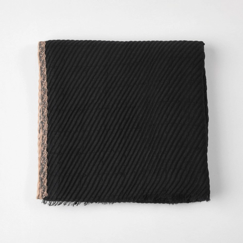 PAÑUELO LISO IRIS NEGRO TATIENNE - 1
