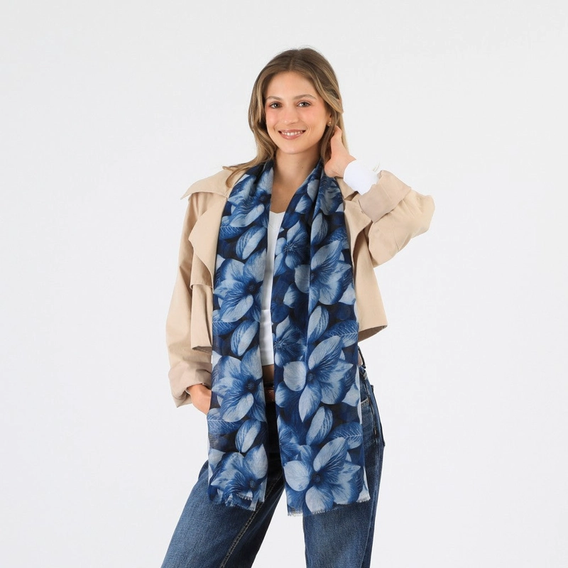 PAÑUELO ESTAMPADO GRECE BLUE TATIENNE - 2