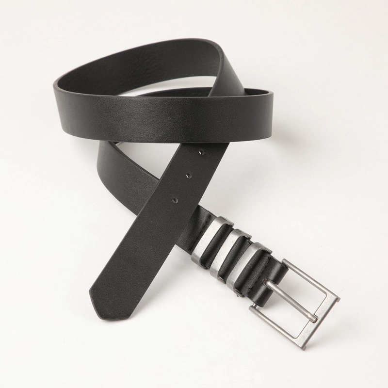 CINTURON CURE NEGRO TATIENNE - 1