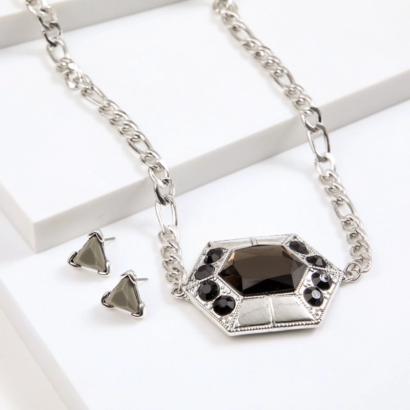 SET DE COLLAR HANA SILVER TATIENNE - 1