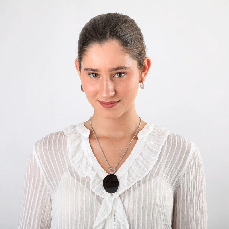COLLAR CORTO GISELA SILVER TATIENNE - 2
