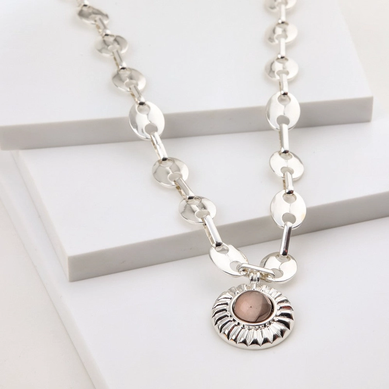 COLLAR CORTO DELIA SILVER TATIENNE - 1