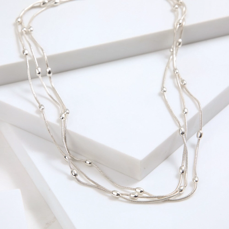 COLLAR CORTO CORA SILVER TATIENNE - 1