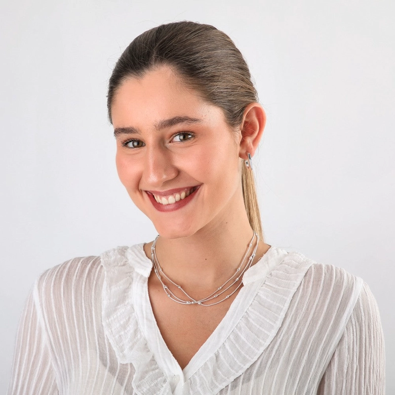 COLLAR CORTO CORA SILVER TATIENNE - 2