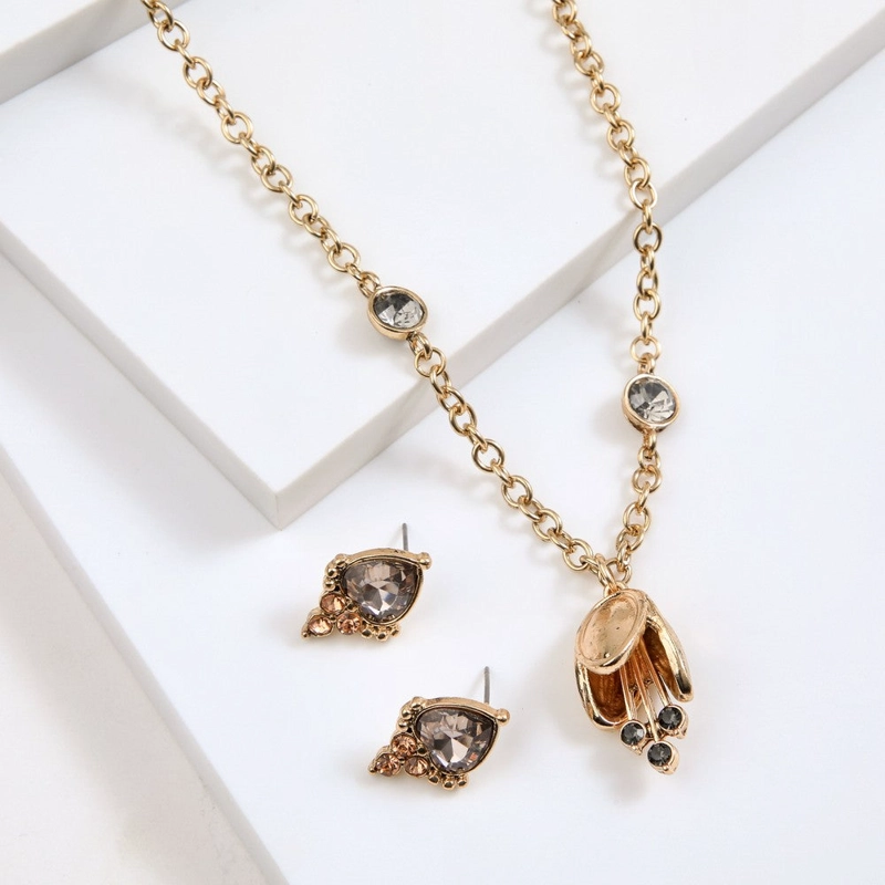 SET DE COLLAR EIRA DORADO TATIENNE - 1
