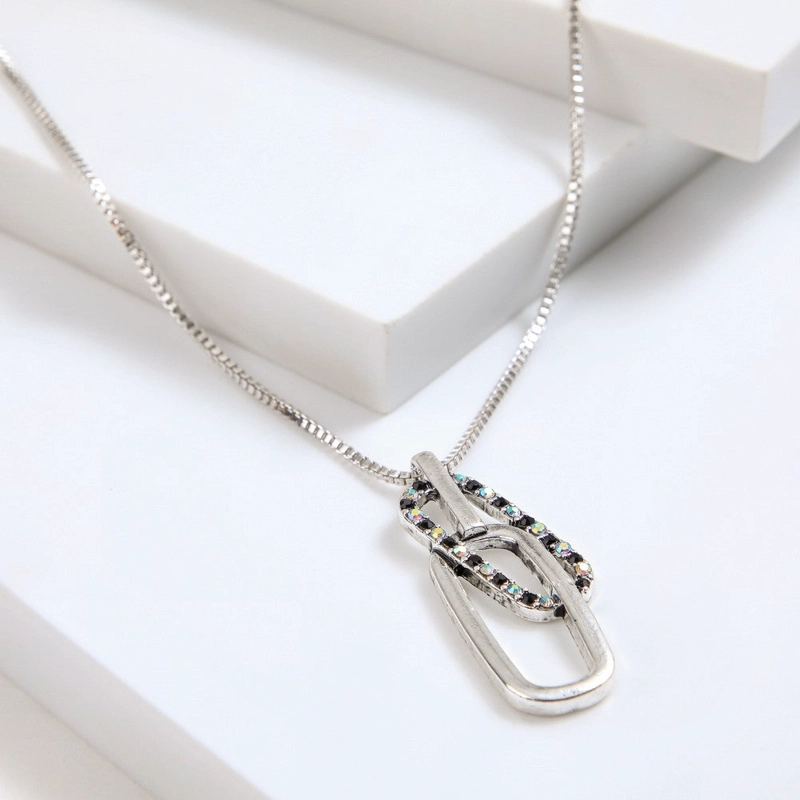 COLLAR CORTO GITA SILVER TATIENNE - 1