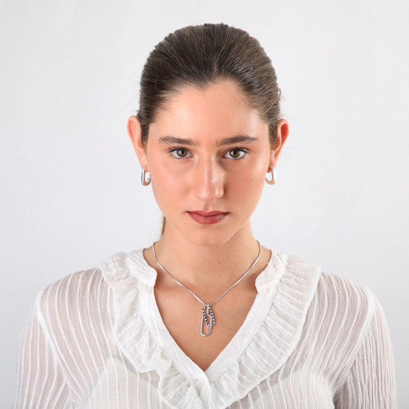 COLLAR CORTO GITA SILVER TATIENNE - 2