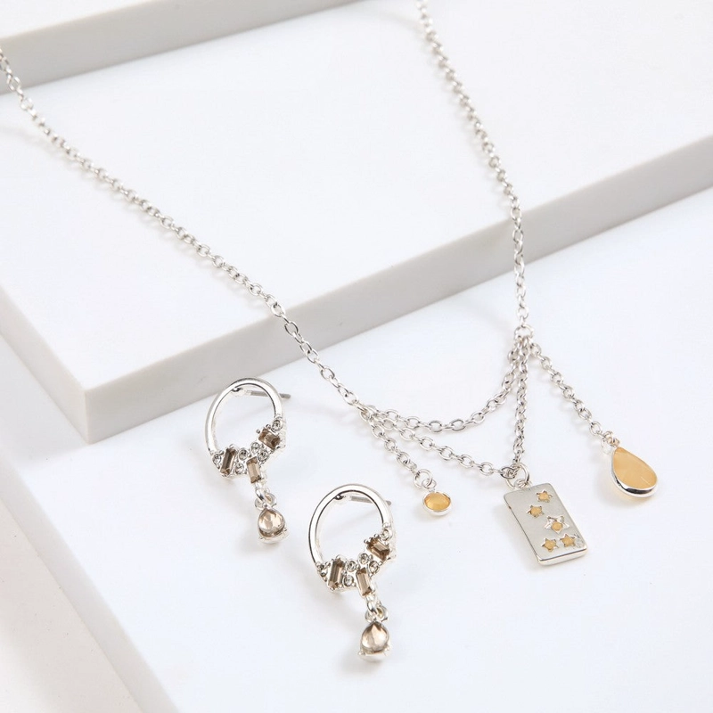 SET DE COLLAR HELEN SILVER TATIENNE - 1