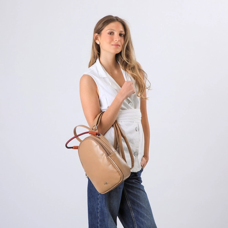 MOCHILA TATI CAMEL TATIENNE - 3
