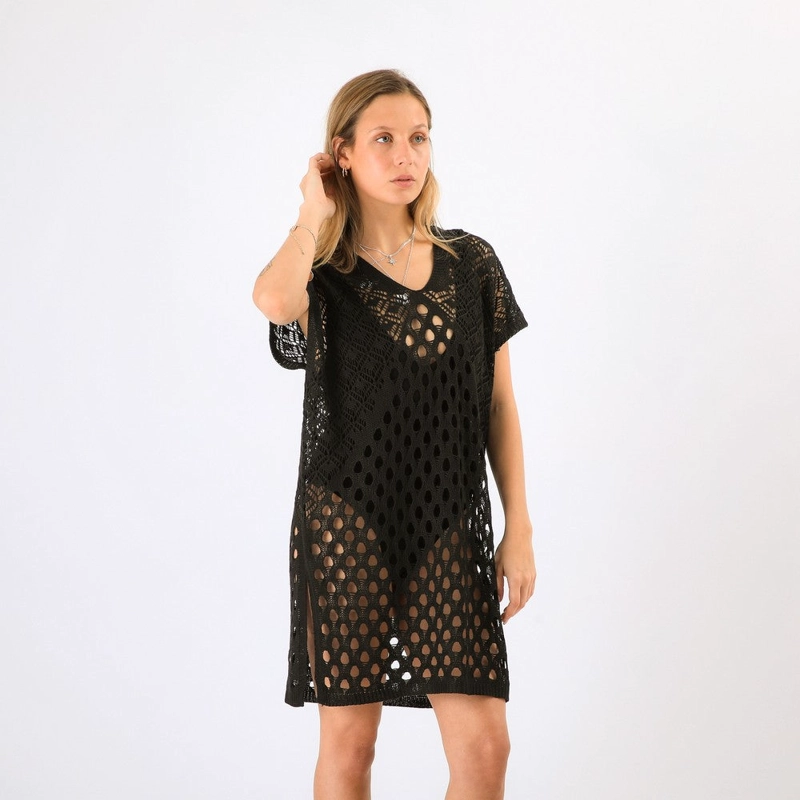 KIMONO CLOSED YUKON BLACK TATIENNE - 1