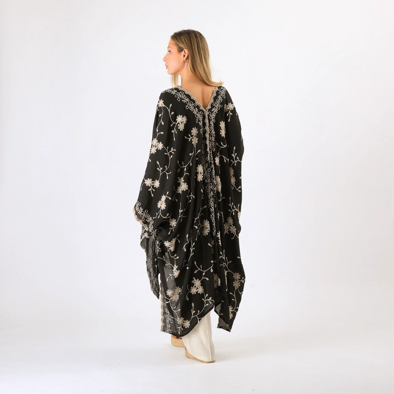 KIMONO LEMAN BLACK TATIENNE - 2