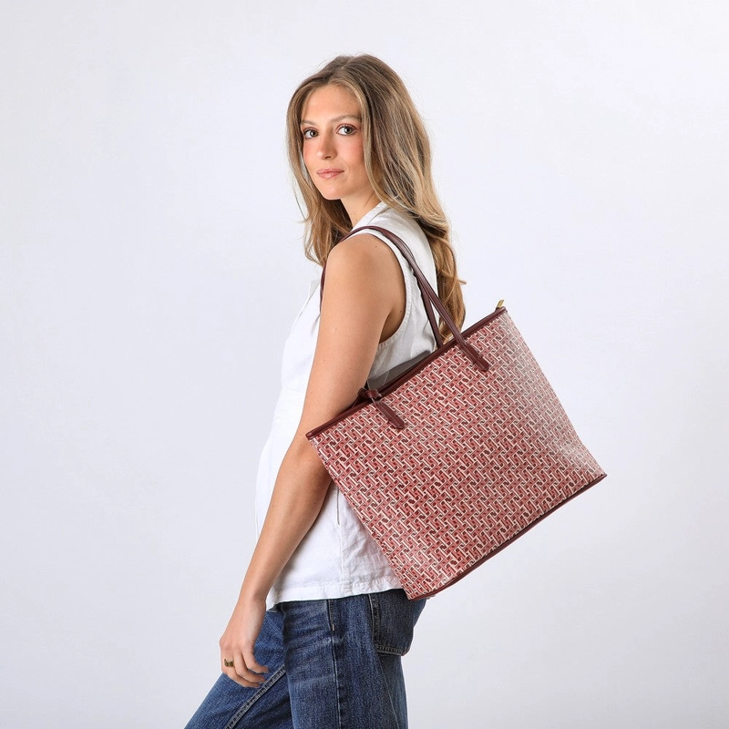 CARTERA HOMBRO ANI BURGUNDY TATIENNE - 3