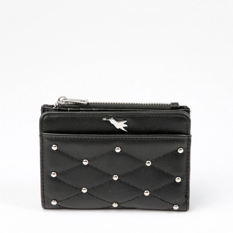 BILLETERA CHICA MILAN BLACK TATIENNE - 1