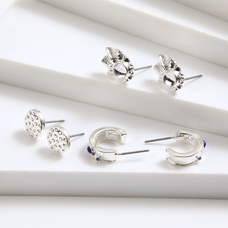 SET DE AROS AIRA SILVER TATIENNE - 1