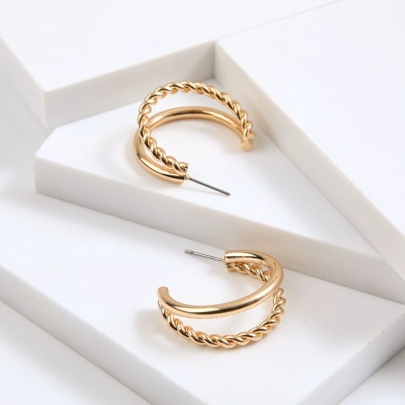 AROS ARGOLLAS BRISA DORADO TATIENNE - 1