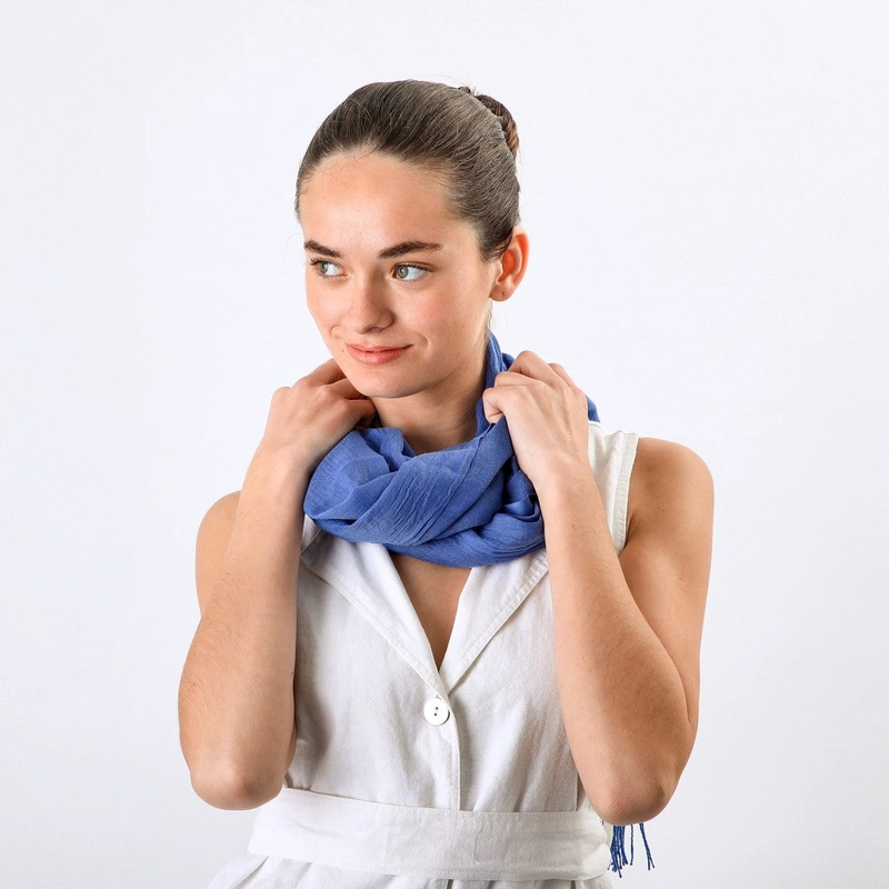 PAÑUELO SOLID ROBERT BLUE TATIENNE - 2