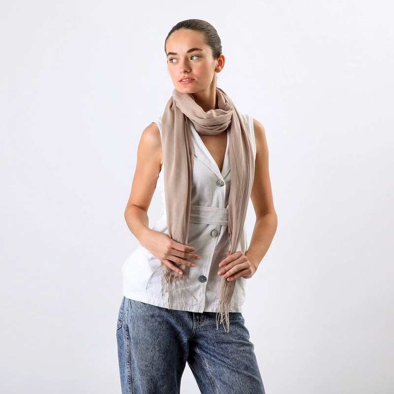 PAÑUELO SOLID ROBERT BEIGE TATIENNE - 2