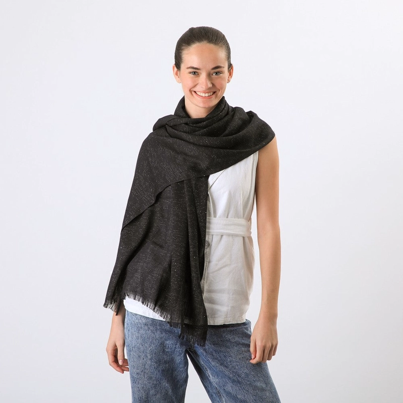 PAÑUELO LISO SERGE BLACK TATIENNE - 1