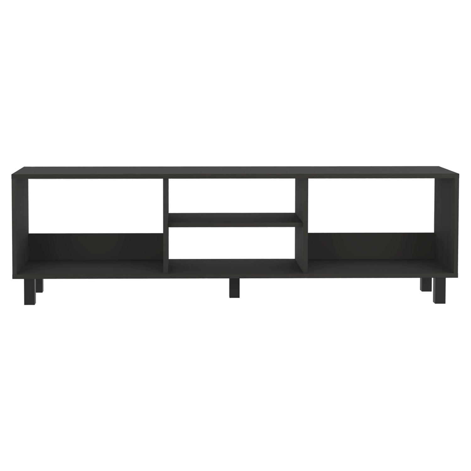 RACK TV FMFURNITURE NEGRO 70' MULTIUSOS FM 042N - 2