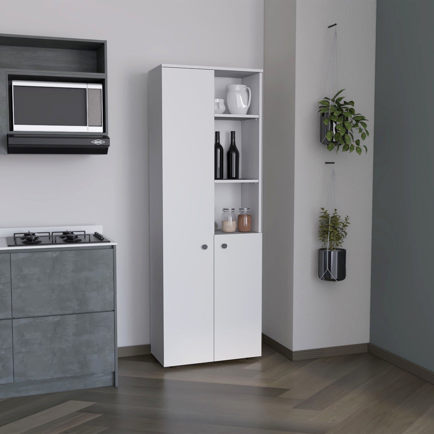 MUEBLE COCINA FMFURNITURE ISLA 2 PUERTAS FM-010B BLANCO - 5