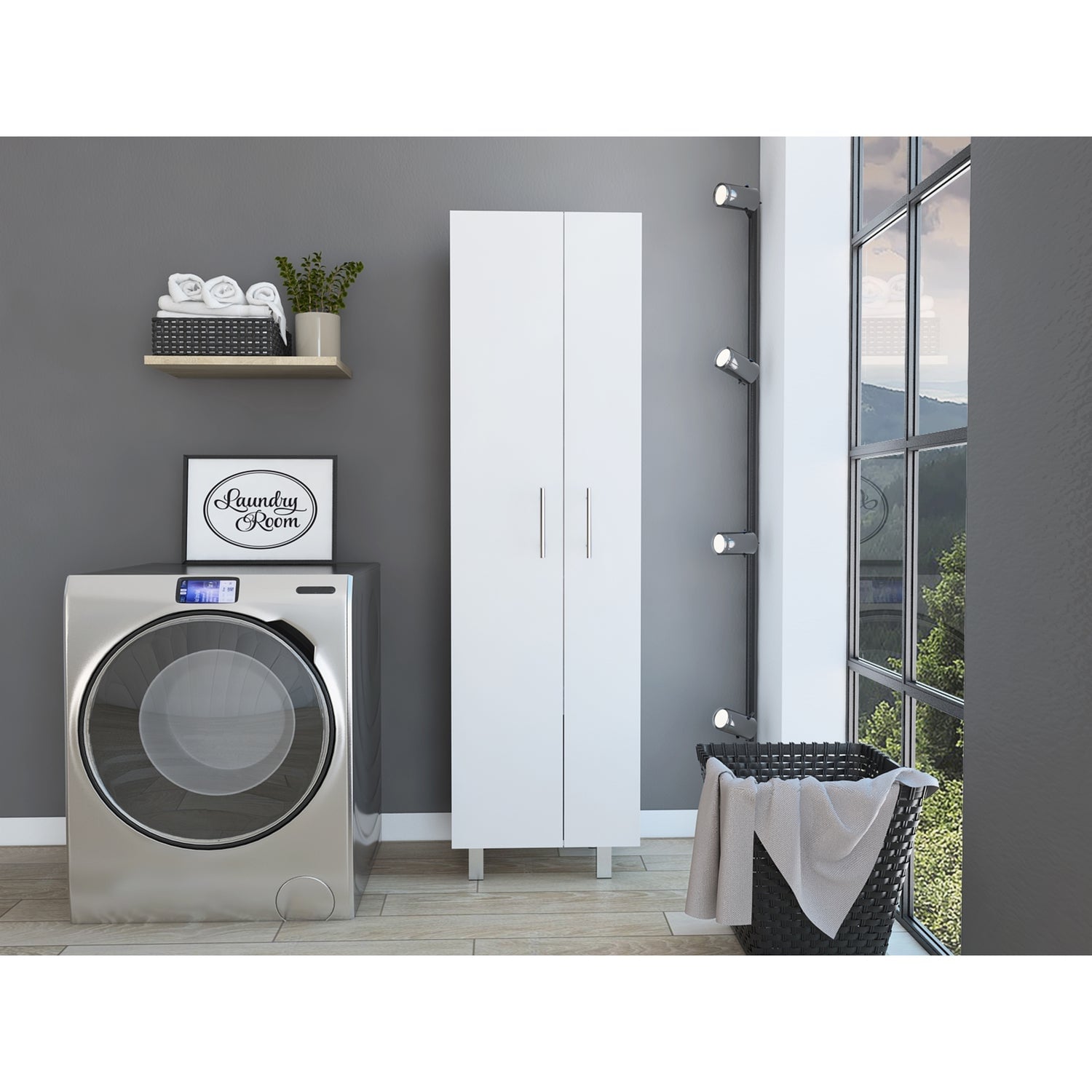 MUEBLE COCINA FMFURNITURE ASEO 2 PUERTAS FM 016B BLANCO - 5