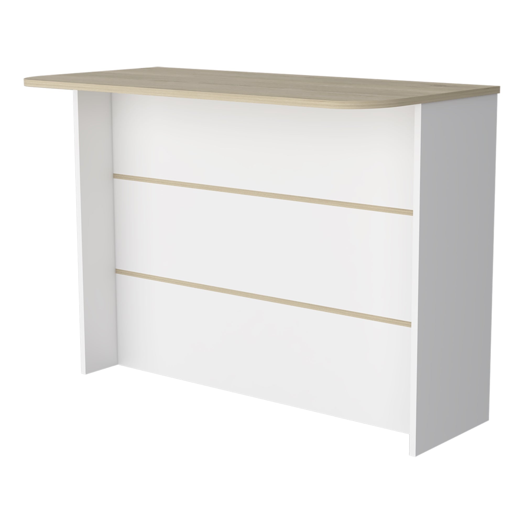 MUEBLE COCINA FMFURNITURE ISLA 120X60X90 CM FM-003C CAFE CLARO - 1