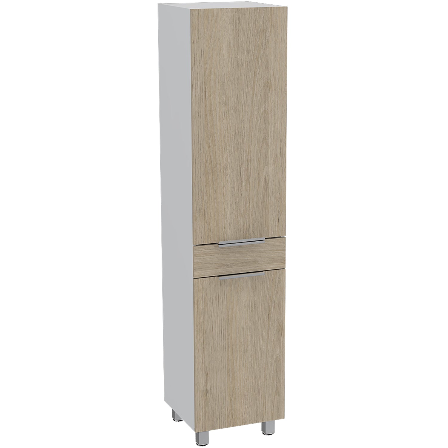 ALACENA FMFURNITURE MUEBLE 2 PUERTAS 1 CAJON FM-011C CAFÉ CLARO - 2