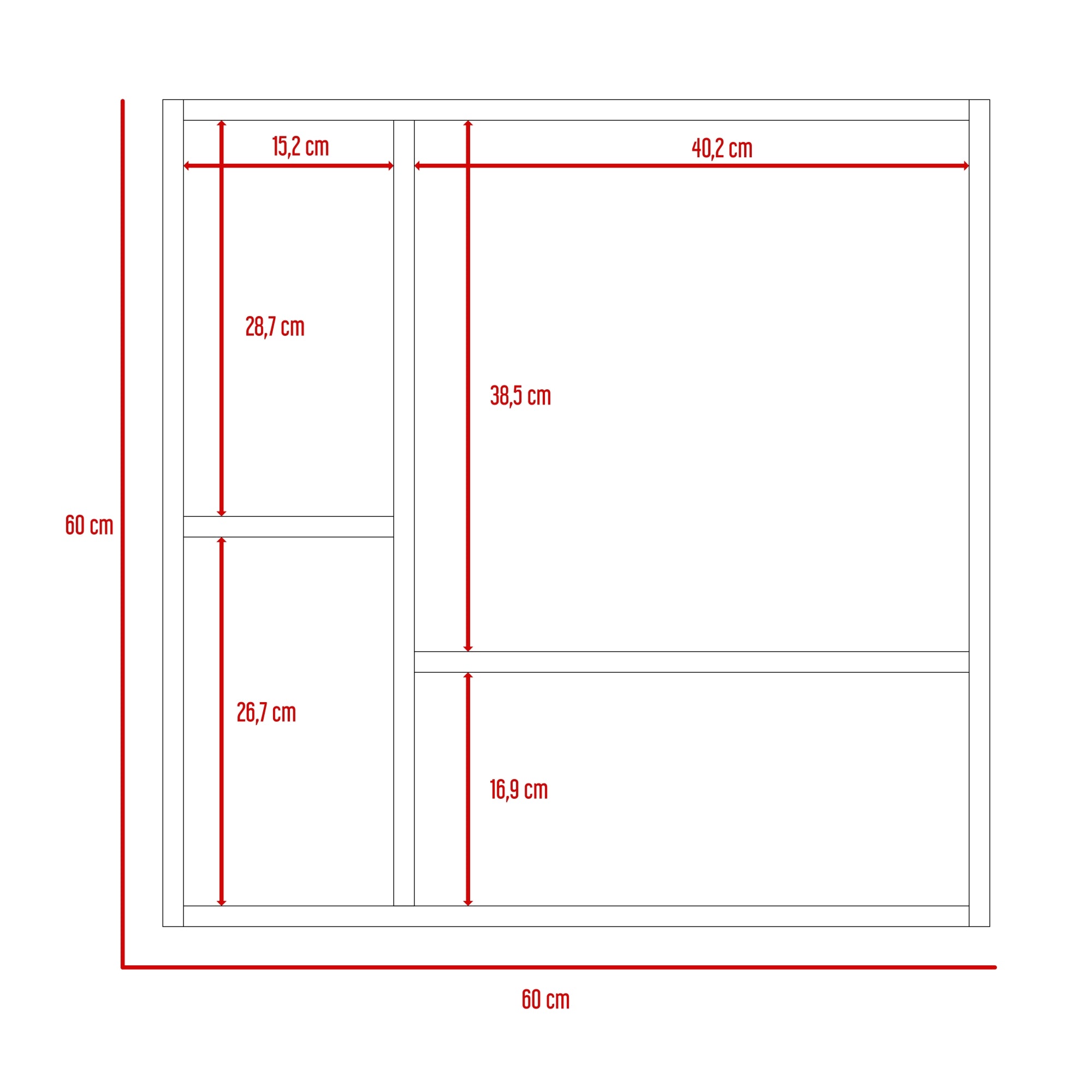 MUEBLE BAÑO FMFURNITURE BOTIQUIN CON ESPEJO 2 PUERTAS FM 015C CAFÉ CLARO - 8
