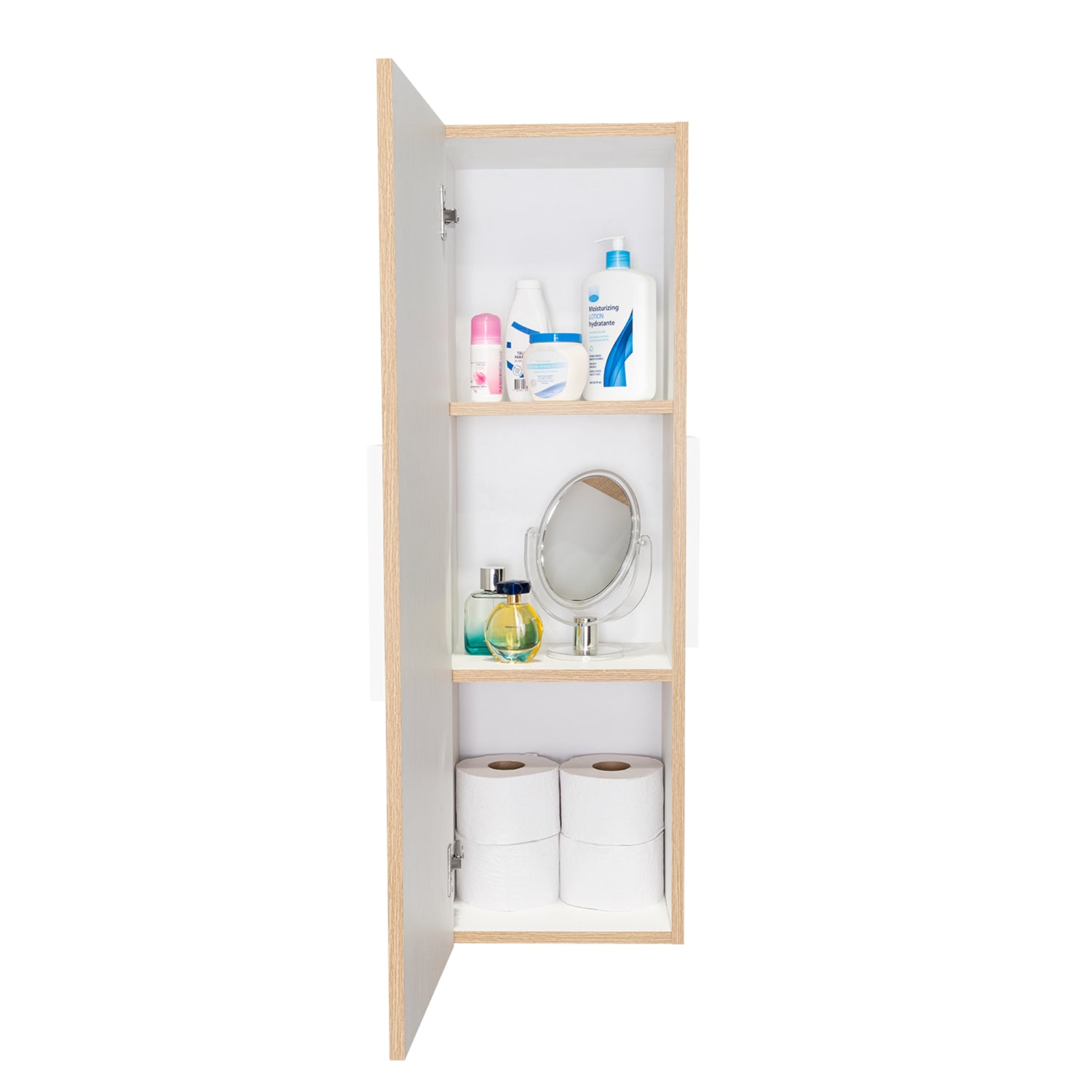 MUEBLE BAÑO FMFURNITURE OPTIMIZADOR FM 009C CAFE CLARO - 3