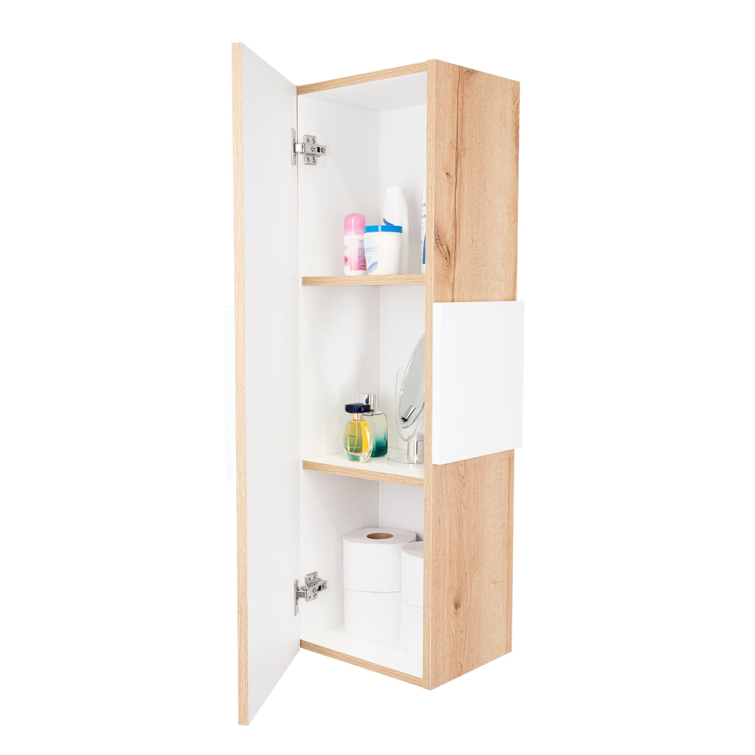 MUEBLE BAÑO FMFURNITURE OPTIMIZADOR FM 009C CAFE CLARO - 4
