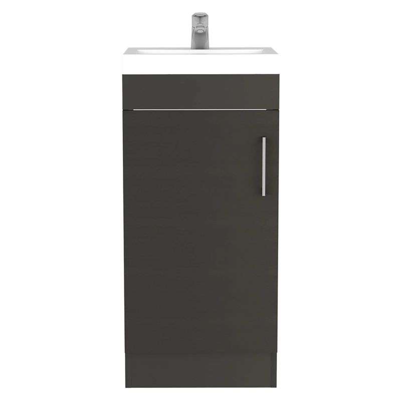 MUEBLE VANITORIO 1 PUERTA FM-005N - NEGRO - 2