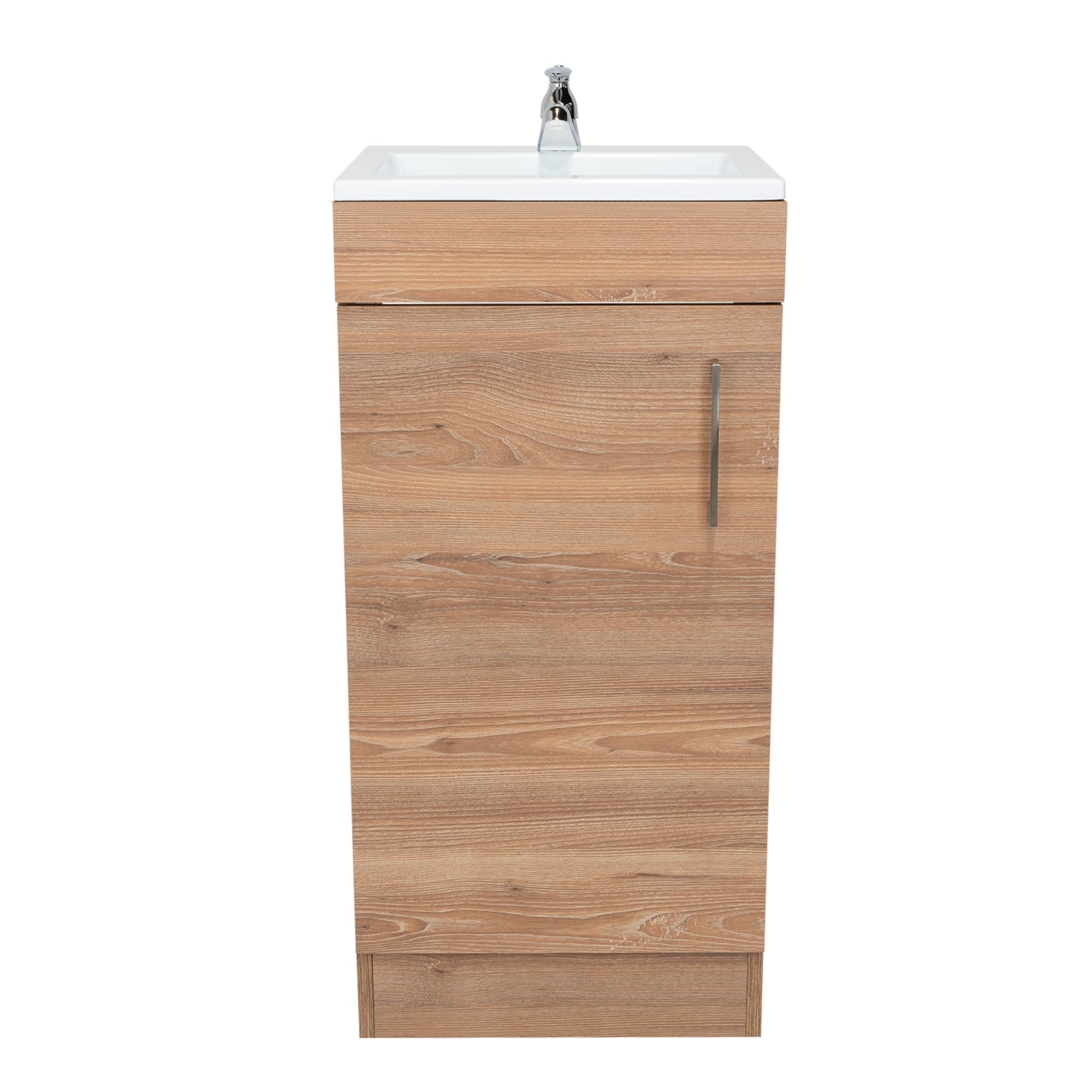 MUEBLE VANITORIO FMFURNITURE 1 PUERTA FM 005C CAFÉ CLARO - 1