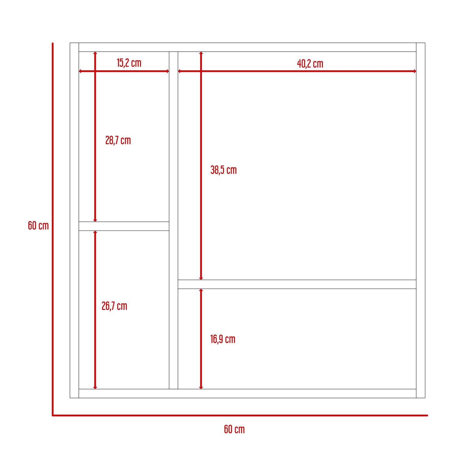 MUEBLE BAÑO FMFURNITURE BOTIQUIN CON ESPEJO 2 PUERTAS FM 015B BLANCO - 8