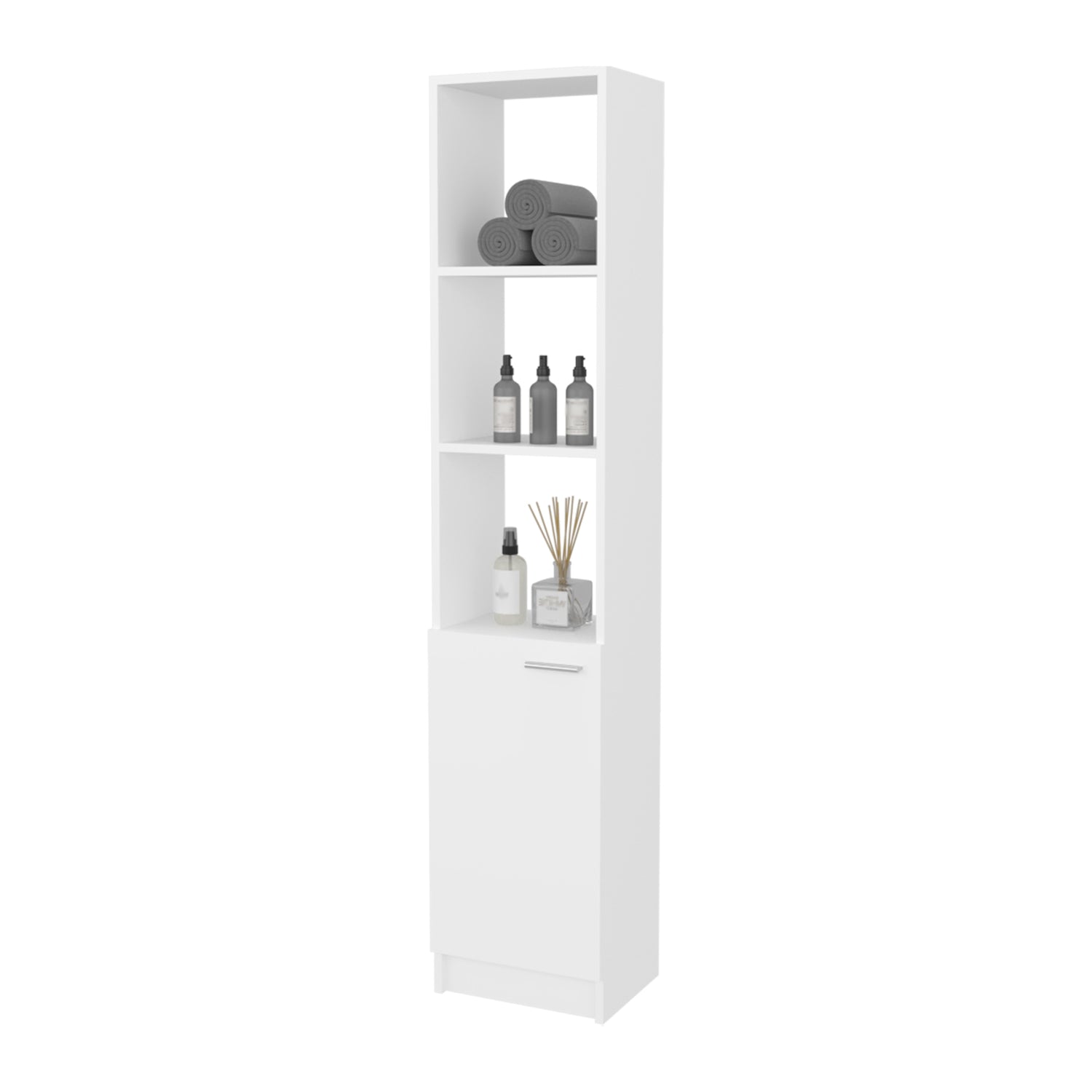 ESTANTE FMFURNITURE ORGANIZADOR BAÑO 1 PUERTA FM 011B BLANCO - 3