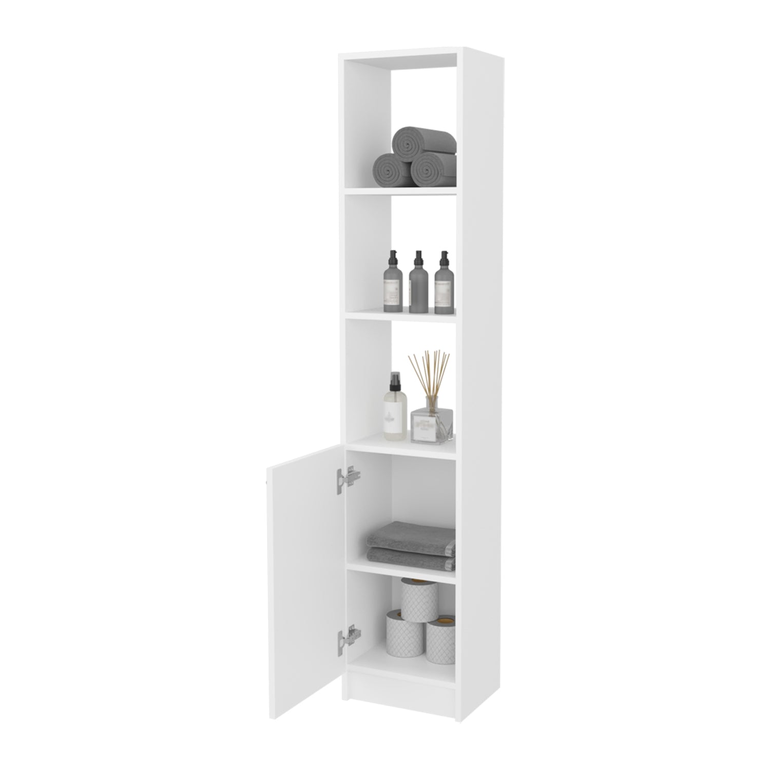 ESTANTE FMFURNITURE ORGANIZADOR BAÑO 1 PUERTA FM 011B BLANCO - 4