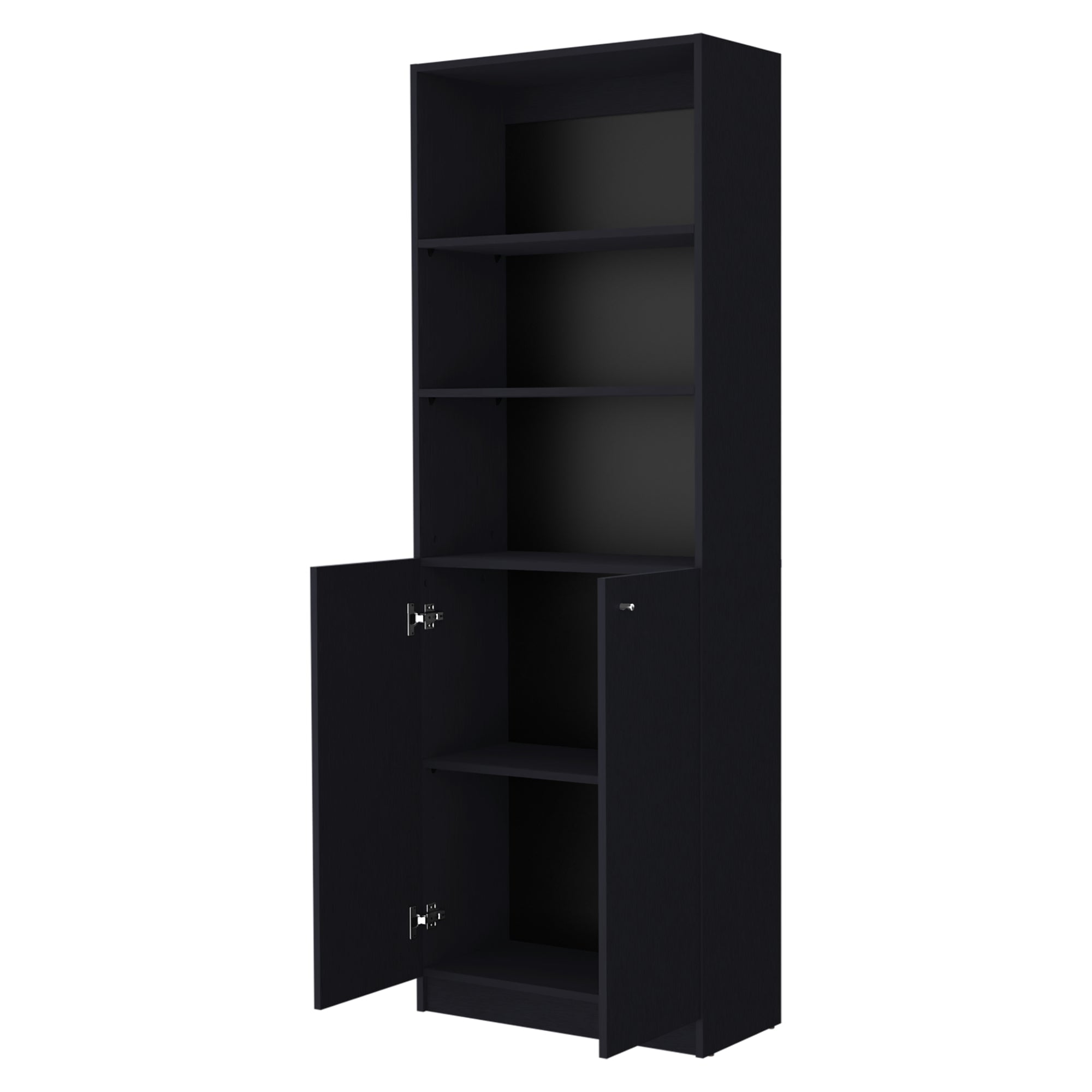 ESTANTE 2 PUERTAS FM-020N NEGRO - 2
