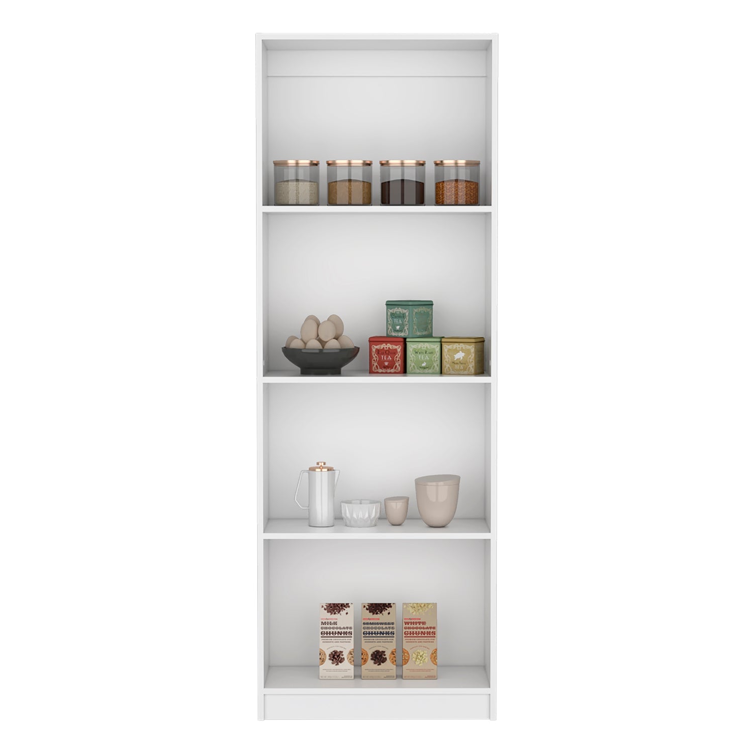 ESTANTE 4 REPISAS FM-017B BLANCO - 3