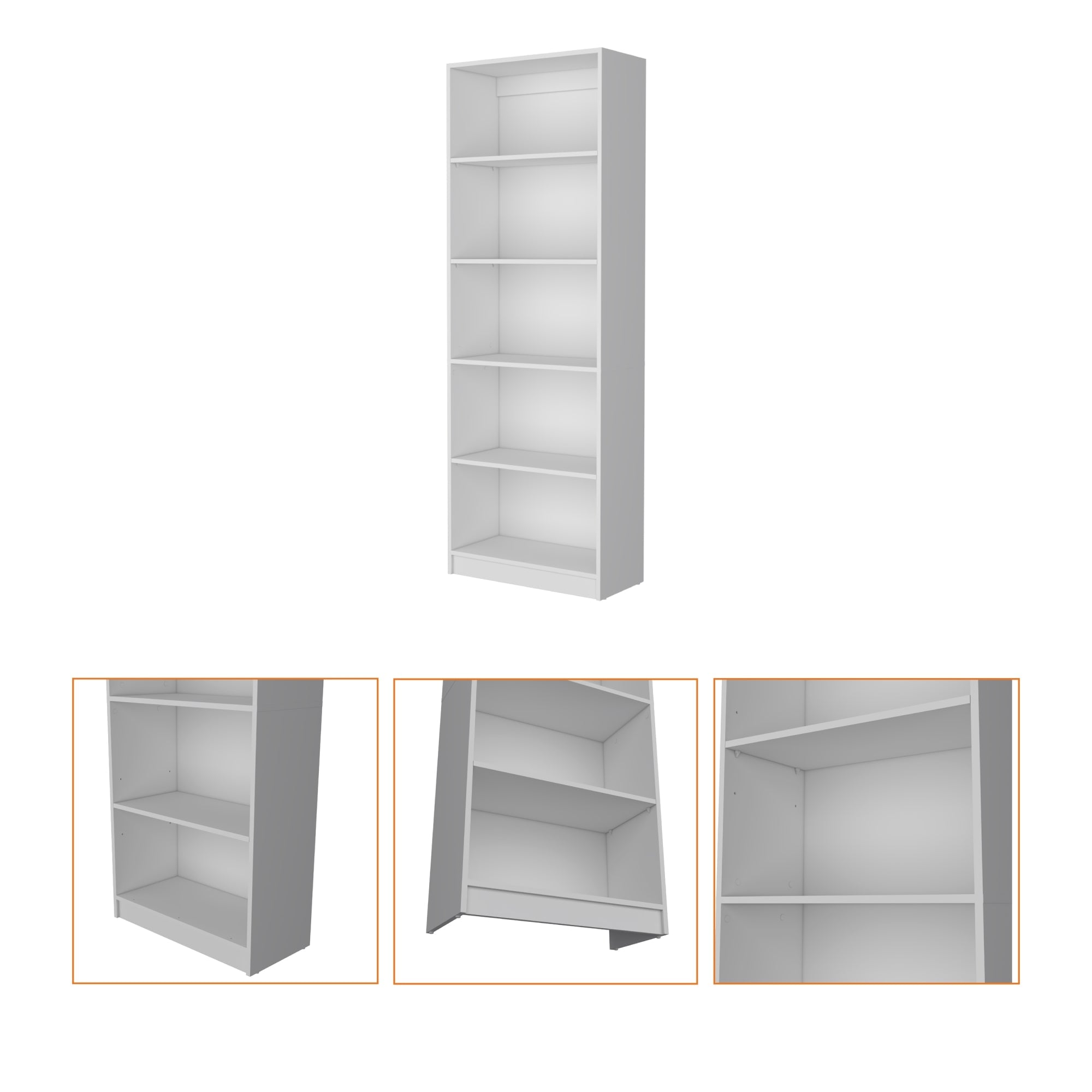 ESTANTE 4 REPISAS FM-019B BLANCO - 3