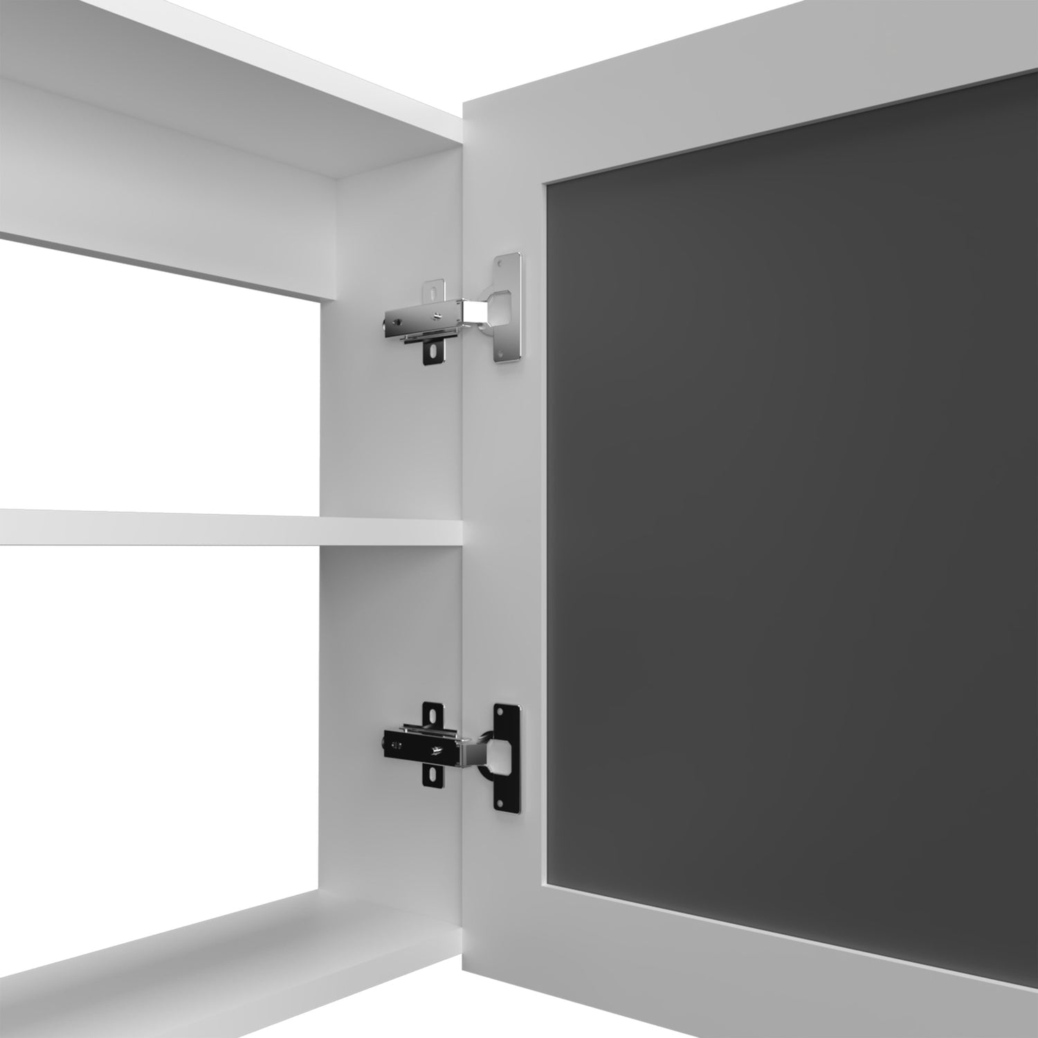MUEBLE BAÑO FMFURNITURE BOTIQUIN 1 PUERTA CON ESPEJO FM 006B BLANCO - 4