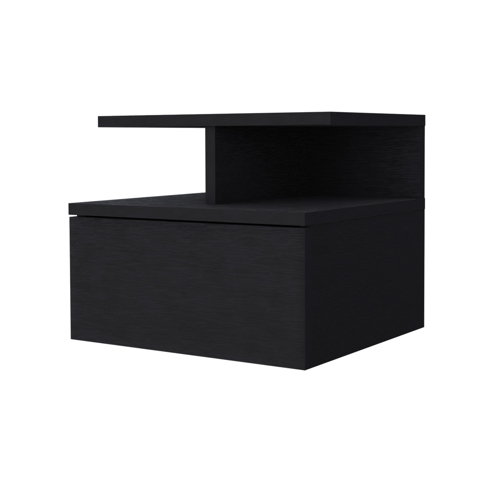 VELADOR FMFURNITURE FLOTANTE 1 CAJÓN FM 007N NEGRO - 1