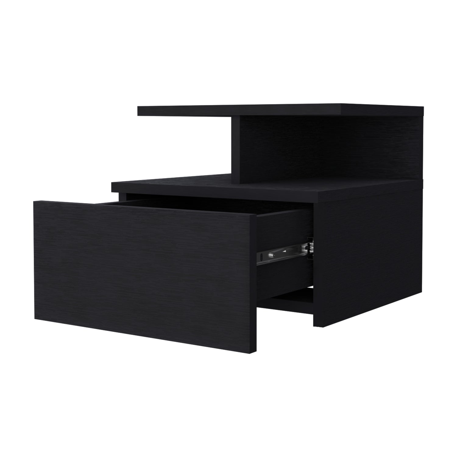 VELADOR FMFURNITURE FLOTANTE 1 CAJÓN FM 007N NEGRO - 2