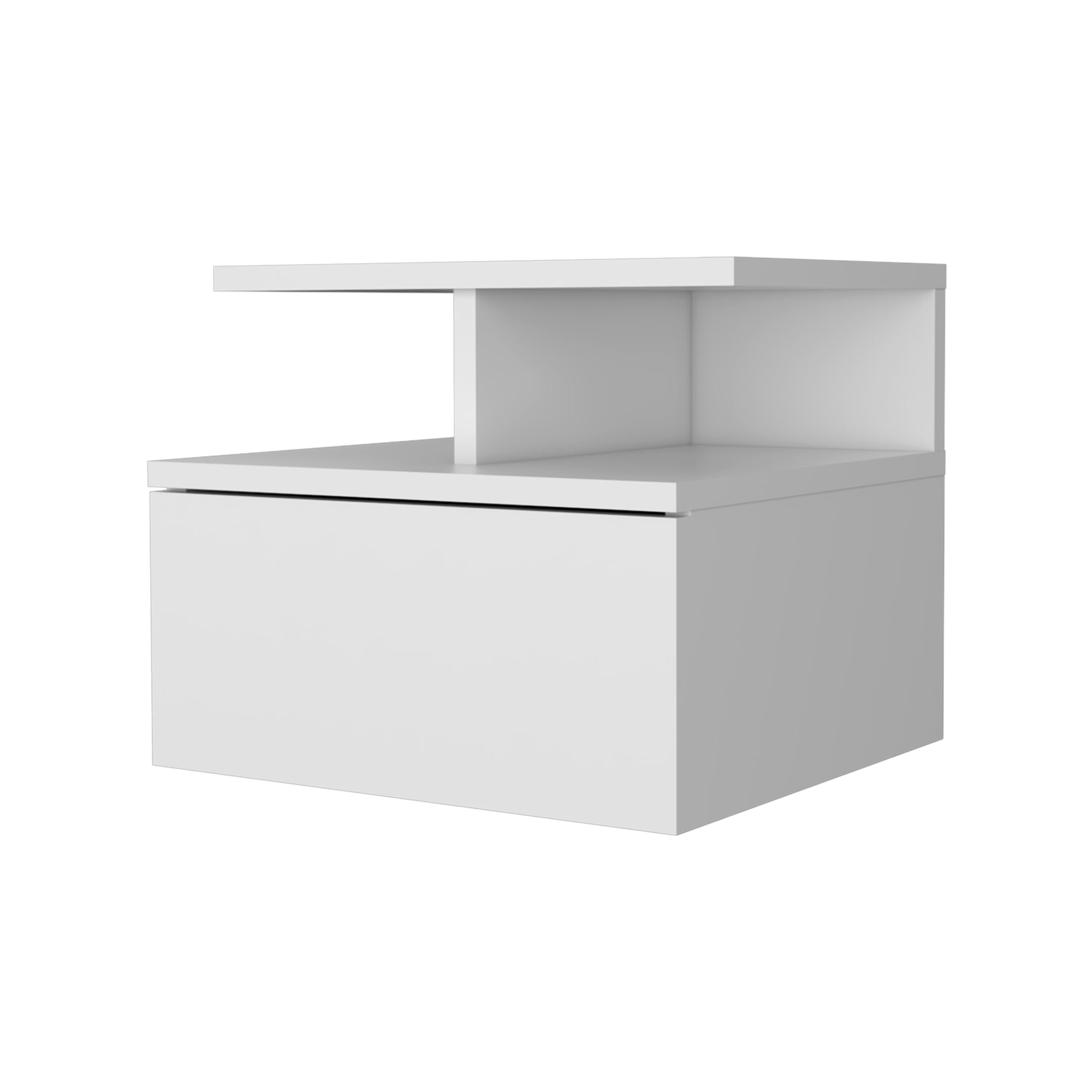 VELADOR FMFURNITURE FLOTANTE 1 CAJÓN FM 007B BLANCO - 1