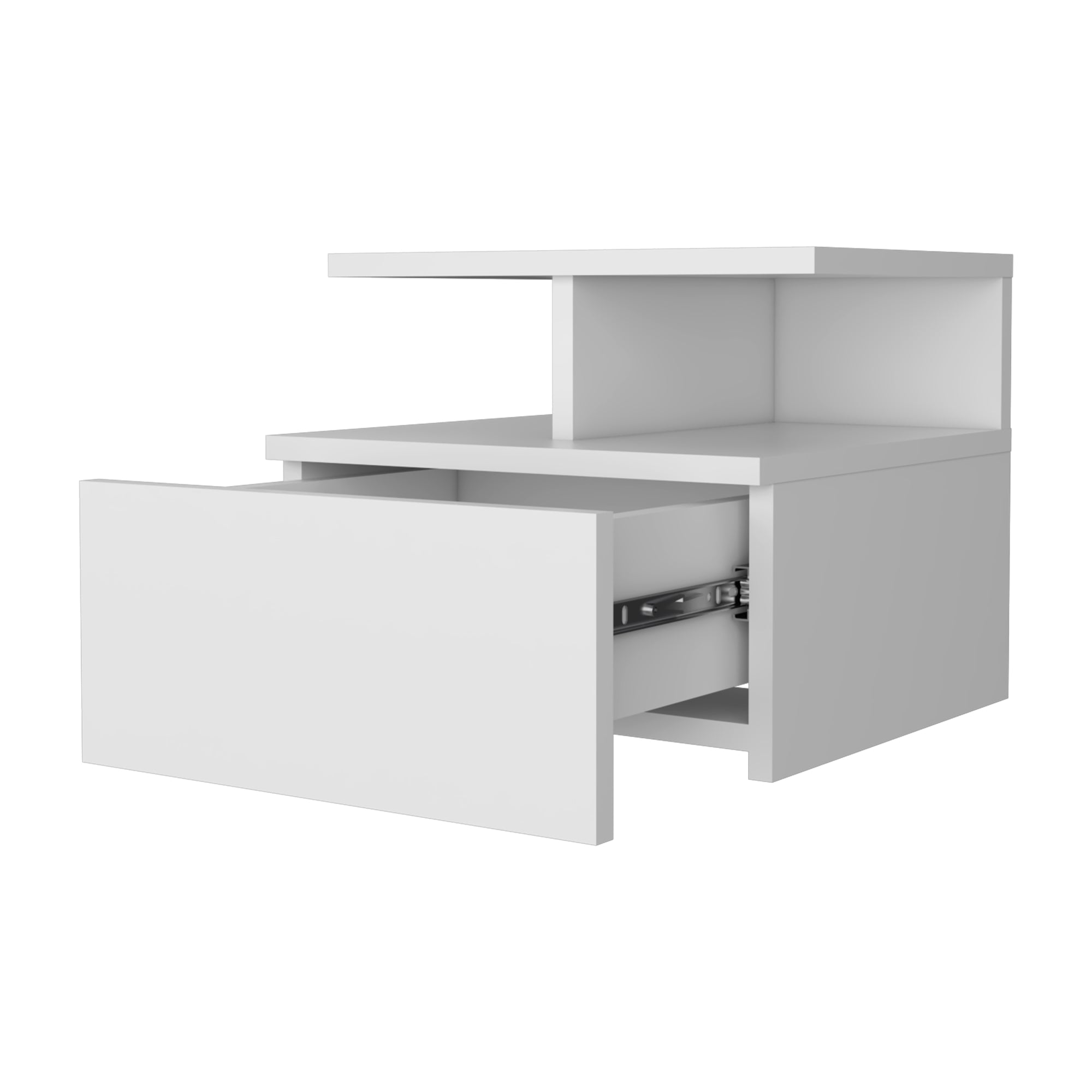 VELADOR FMFURNITURE FLOTANTE 1 CAJÓN FM 007B BLANCO - 2